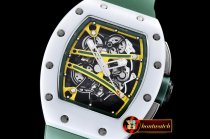 Replica Richard Mille RM061-01 Yohan Blake TZP White Cer Grn/Yll
