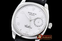ROLCEL069B - Cellini Date SS/LE White Num Asia 2824