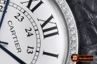 Replica Cartier Ronde Louis Cartier SS/LE White Diam A2892
