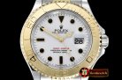 Rolex YachtMaster 116613 40mm 904L YG/SS White GMF A3135
