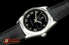 Replica Rolex DayDate Fluted Black Roman SS/LE Asian Eta 2836