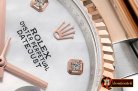 Rolex Datejust DJ 36mm Oyst Flt RG/SS White MOP Diams BP A3135 M