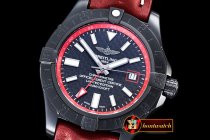 BSW0320B - Avenger GMT 43mm PVD/LE Black CF Sticks Asia 2836