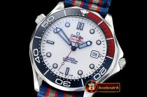 Omega Seamaster Commander 007 SS/NY White URF MY8205 Mod