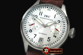 IWC0252A - Big Pilot 7 Days SS/LE White A-52010