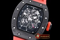 Richard Mille RM055 Bubba Watson FC/RU Skeleton Red MY9015 Mod