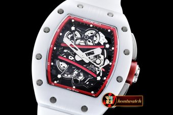Replica Richard Mille RM061-01 Yohan White TZP White Cer Red CER