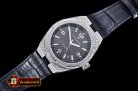 VACH. CONSTANTINE Overseas Ref.47074 Diams SS/LE Grey MY8215 Mod