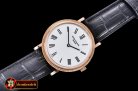 Patek Philippe Calatrava 5120J RG/LE White Roman Asia 21J Mod Ca