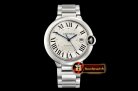 Cartier Balon Bleu 42mm SS/SS White JF Miyota 9015