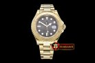 Replica Rolex YachtMaster Mens YG/YG Grey BP Asia 2836 Mod3135