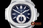 PP0201B - 5980 Nautilis Chrono SS/LE Blue BP A-7750