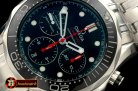 Replica Omega Seamaster Pro 300M Chrono SS/SS Black A-7750