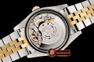 Rolex Datejust Man DJ 36mm Jub Flt 904L YG/SS Silv Wht ARF A3135 Mod