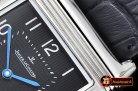 JAEGER LE COULTRE JL Reverso Automatic SS/LE Black/Num Asia 2824
