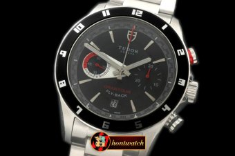 TUD020D - Gran Tour Flyback SS/SS White A-Black