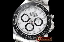 Rolex Daytona 116500LN SS/SS White ARF Asia 4130 Mod