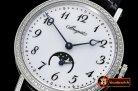 Breguet Classique MoonPhase Diam SS/LE White MY9015 Mod