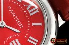 Cartier Balon Bleu Midsize 33mm SS/LE Red Swiss Quartz Mod