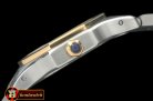 CAR0315A - Ladies Original Santos SS/YG White Swiss Quartz