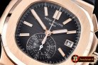 PP0202A - 5980 Nautilis Chrono RG/LE Black BP A-7750