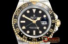 Rolex GMT Master II 116713LN YG/SS Black EWF Asia 2836