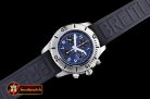 Replica Breitling Superocean SteelFish Chrono SS/RU Blue/Blk A77
