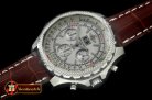 Replica Breitling Bentley 6.75 Big Date SS/LE White A-7750