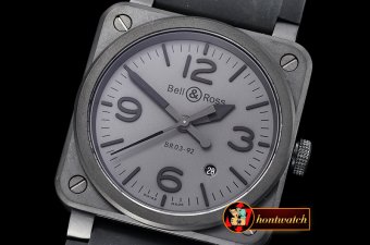 BELL & ROSS BR03-92 Phantom PVD/RU Grey V2 Miyota 9015