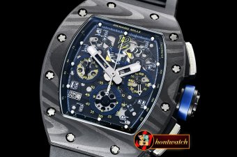 Richard Mille RM011 Felipe Massa LE FC/VRU Skele Blue A7750 Mod
