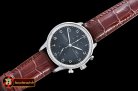 IWC Portuguese Chrono Diam SS/LE Grey/Black ZF A79350 Mod