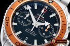 Replica Omega Planet Ocean Chrono SS/SS Org/Black BP A7750 Mod93