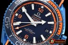 Omega Planet Ocean 45mm GMT Blue DLC/NY Black JHF A23J Mod