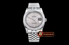 Rolex Datejust DJ 36mm Jub Flt SS/SS Light Grey Stk BP A3135 Mod