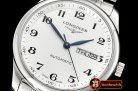 Longines Master Collection Automatic SS/SS White/Num LGF A2836