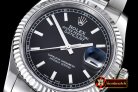 Replica Rolex DateJust Midsize 31mm SS/SS Black Sticks BP Asia 2