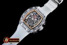 RM082A - RM011 Felipe Messa Big Date Sapphire Limited Beige A-77