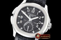 Patek Philippe Aquanaut Travel Time 5164A SS/RU Grey GRF MY9015 Mod