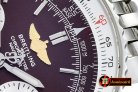 Replica Breitling Navitimer SS/SS Brown Asia 7750 Mod