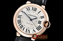 Cartier Balon Bleu Midsize Wrapped RG/LE2 White BP Swiss 2671