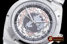 VACH. CONSTANTINE 2016 Overseas World Time 7700V SS/SS Silv MY82