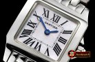Cartier Santos Demoiselle Ladies SS/SS Pink MOP Swiss Quartz