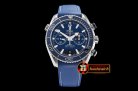 Replica Omega Planet Ocean 45mm Chrono TI/RU BP Blue A7750 Mod93