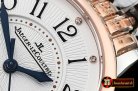 Jaeger Le Coultre Rendez-Vous Day/Night RG/SS White MY9015 Mod