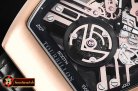 Franck Muller Vanguard Tourbillon Skeleton RG/LE/RU Blk Asia 23J