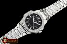 Patek Philippe Nautilus 7010 Ladies Diams SS/SS Black - Swiss Qtz