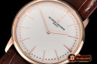 VACH. CONSTANTINE Patrimony Grand Taille RG/LE White KZF Miyota 9015