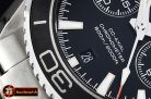 Omega P-Ocean Chrono Blk SS/SS Black/Org JHF A7750 Mod9900