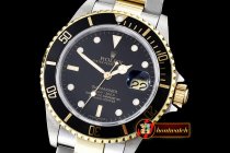ROLSUB0188D - 16613 YG/SS Black Submariner BP My9015 Mod 3135