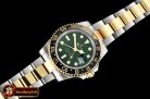 Rolex GMT Master II 116713LN YG/SS Green EWF Asia 2836